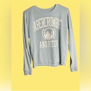 Girls Abercrombie & Fitch Light Blue Long Sleeve Shirt
